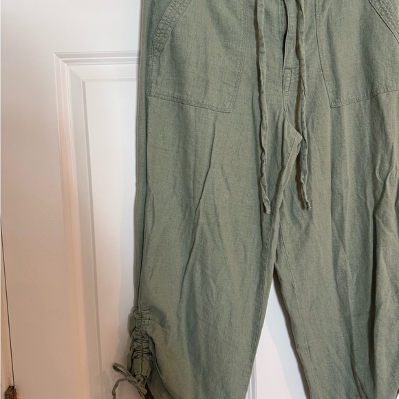 Green Drawstring Pants - Picture 3 of 5